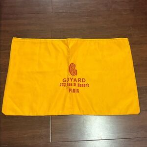 Brand New GOYARD Dustbag Yellow Drawstring Never Used